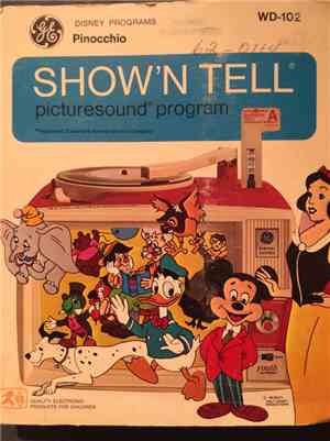 Unknown Artist - Show'N Tell Picturesound Program: Pinocchio