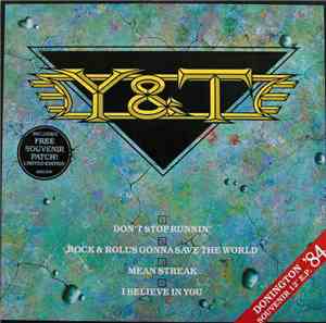 Y & T - Donington '84 Souvenir 12