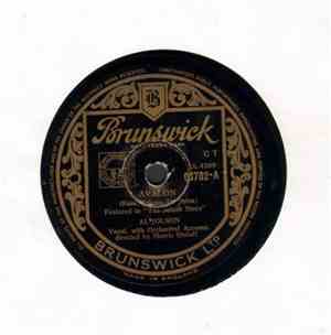 Al Jolson - Avalon / Anniversary Song