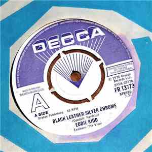 Eddie Kidd - Black Leather Silver Chrome