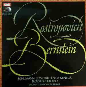Rostropovich, Bernstein, Schumann, Bloch, Orchestre National De France - Sc ...