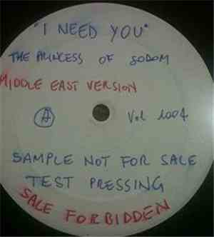 Princess Of Sodom - I Need You