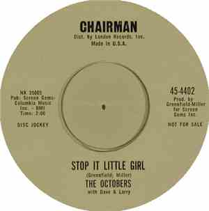 The Octobers With Dave & Larry - Stop It Little Girl