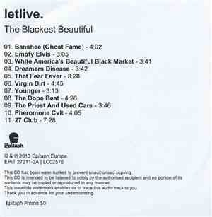 Letlive. - The Blackest Beautiful