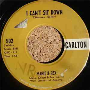 Marie & Rex / Marie Knight - I Can't Sit Down / Miracles