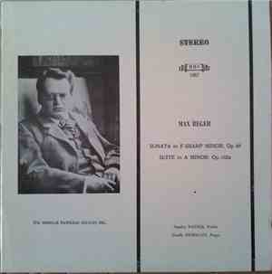 Max Reger - Stanley Weiner, Giselle Demoulin - Sonata In F-sharp Minor, Op. ...
