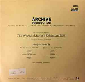 Ralph Kirkpatrick - 6 English Suites (I): No. 1 In A Major, BWV 806 / Np. 2 ...
