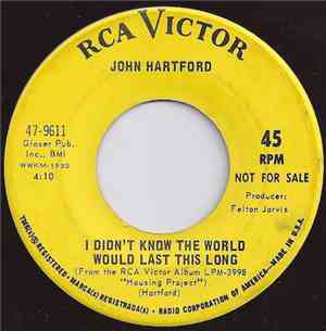 John Hartford - I Didn't Know The World Would Last This / The Category Stom ...