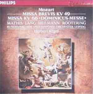 Mozart, Mathis, Lang, Heilmann, Rootering, Herbert Kegel - Missa Brevis KV  ...