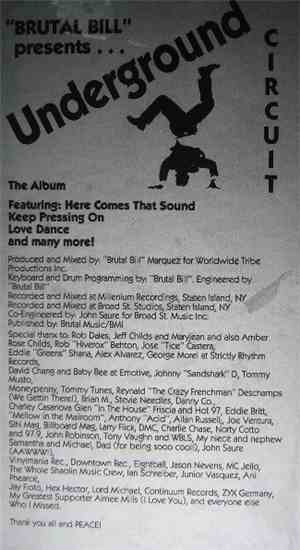 Brutal Bill Presents Underground Circuit - The Album