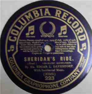 Edgar L. Davenport - Sheridan's Ride / Lasca