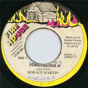 Horace Martin - I Can't Believe It