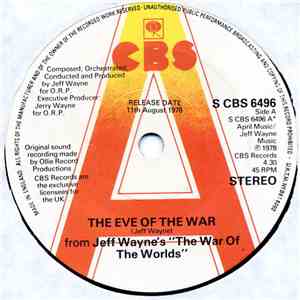 Jeff Wayne - The Eve Of The War