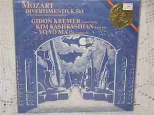 Mozart, Kremer, Kashkashian, Ma - Divertimento, K. 563