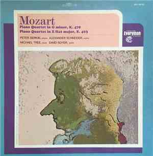 Mozart, Peter Serkin, Alexander Schneider, Michael Tree, David Soyer - Pian ...