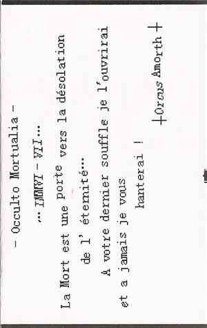 Occulto Mortualia - IMMVI-VII