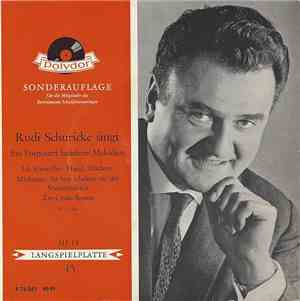 Rudi Schuricke - Rudi Schuricke Singt Ein Potpourri Beliebter Melodien