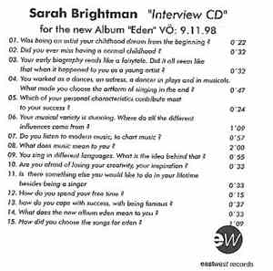 Sarah Brightman - Interview CD