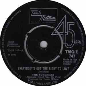 The Supremes - Everybody's Got The Right To Love