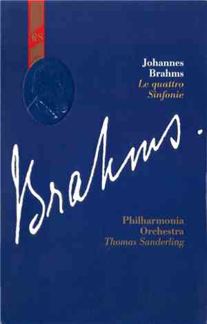 Johannes Brahms, Philharmonia Orchestra, Thomas Sanderling - Le Quattro Sin ...