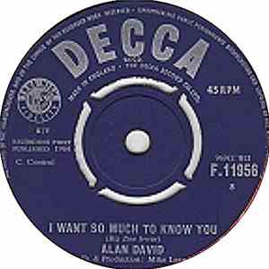 Alan David - I Want So Much To Know You