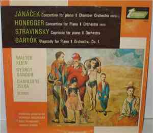 Janáček, Honegger, Stravinsky, Bartók - Concertino For Piano & Chamber Orch ...