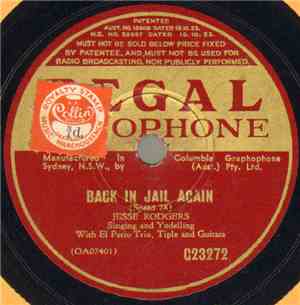 Jesse Rodgers - Back In Jail Again / Second Class Hotel