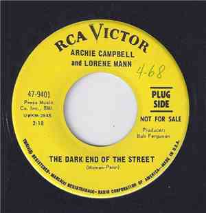 Archie Campbell And Lorene Mann - The Dark End Of The Street