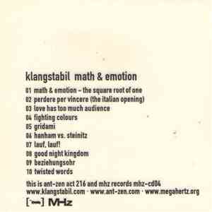Klangstabil - Math & Emotion