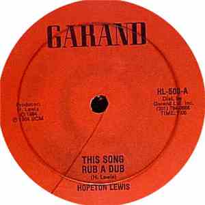 Hopeton Lewis - This Song / Why Did You Do That