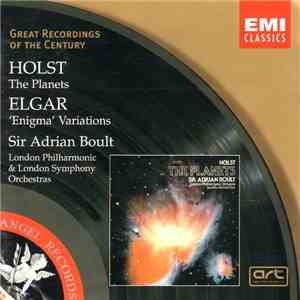 Holst, Elgar, Sir Adrian Boult, London Philharmonic Orchestra, London Symph ...